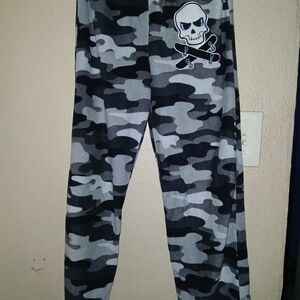 Kids Camouflage Pajama with Skull Design